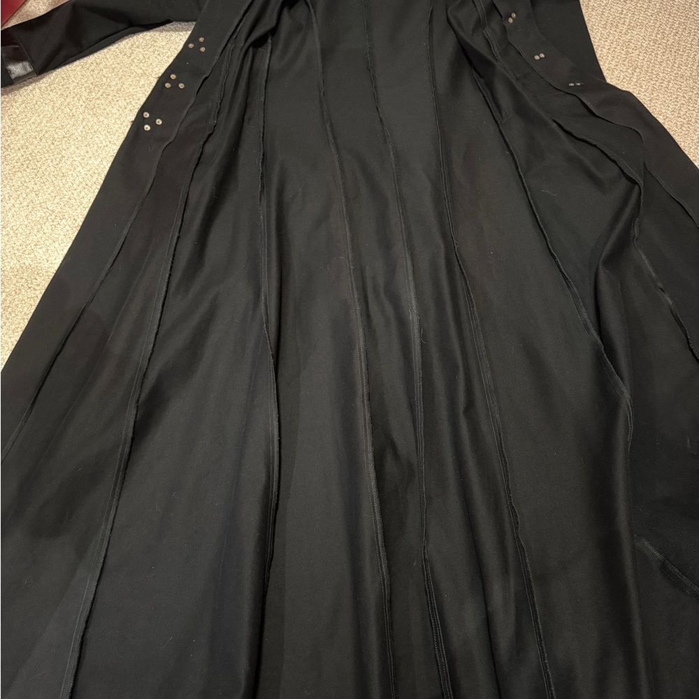 Redballs, Goth Emo Canvas Trench Coat Matrix NEO  Trinity women S - Picture 14 of 16